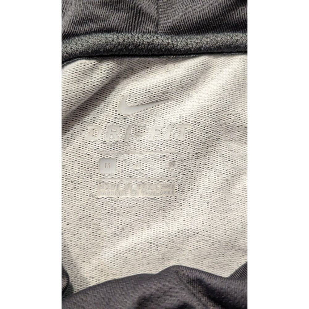 Nike Dri Fit Women's SZ Medium Grey Long Sleeve Cowl Neck Pullover Hoodie E5 - Picture 2 of 3